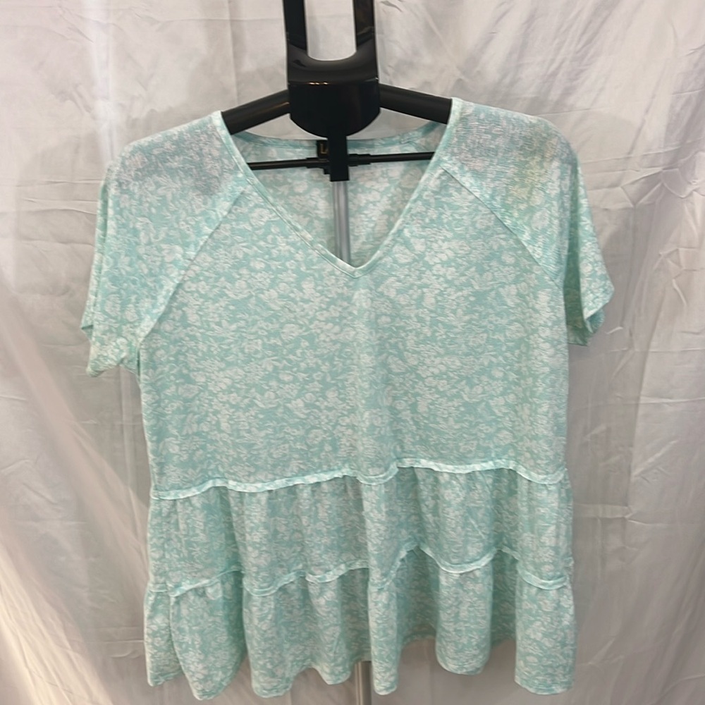 Lee Blue and White Blouse for Effortless Style